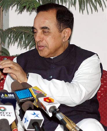 Janata Party president Subramanian Swamy filed a petition seeking the court's direction to the PM to grant sanction to prosecute Raja