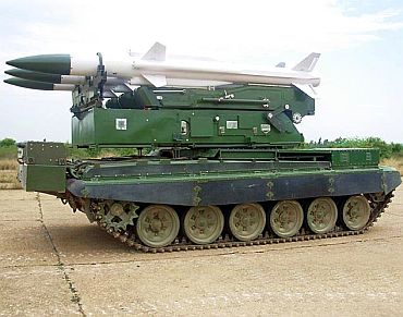 The Akash missile launcher