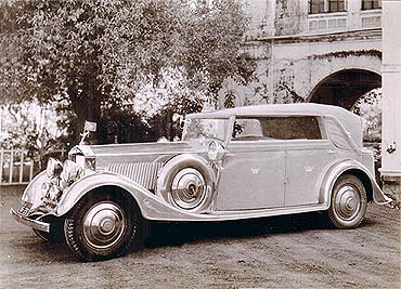 The Star of India at Ranjit Vilas Palace, Rajkot, in the 1940s