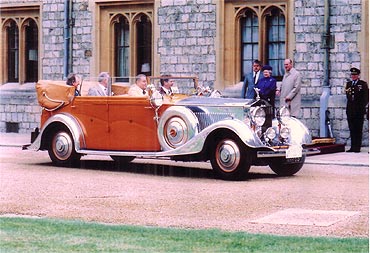 German collector Zach attended Queen Elizabeth's golden jubilee in the car in 2002