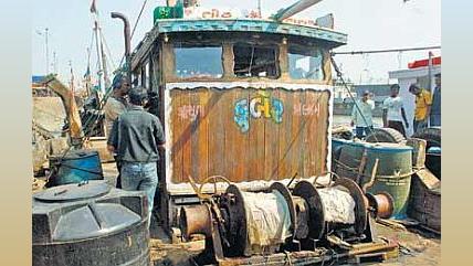 The fishing boat Kuber was hijacked by the Pakistani terrorists