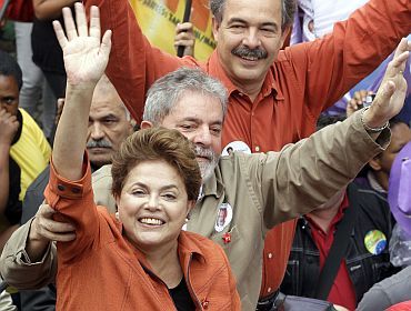 Lula and Dilma Rousseff