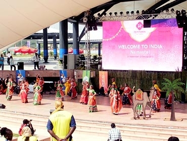 Cultural programmes being held at the Village