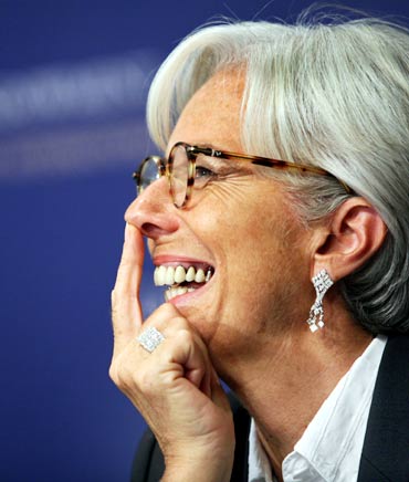 French Economy Minister Christine Lagarde