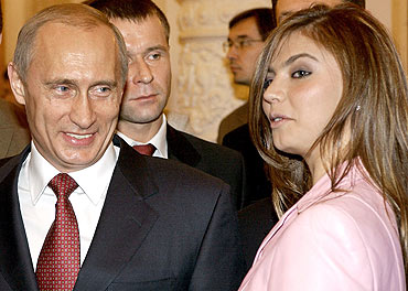 Russian Prime Minister Vladimir Putin allegedly had an affair with gymnast Alina Kabayeva