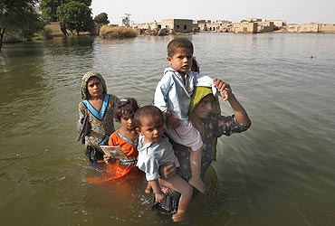 The recent floods in Pakistan affected a large geographical area