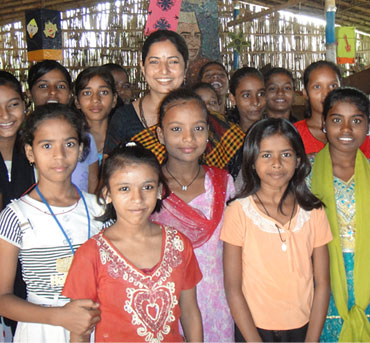 Children at a government-run activity centre in Patna