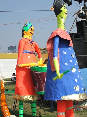 A festival for girl children in Patna