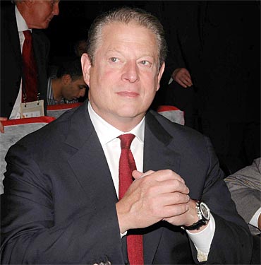 Former US vice president and Nobel Peace Prize winner Al Gore