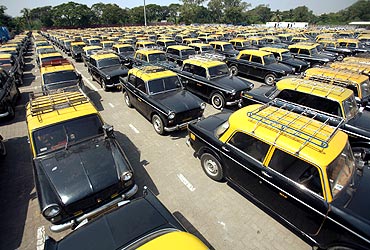 Taxi cabs in Mumbai