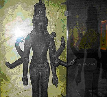 A Vishnu statue at museum in Kuala Lumpur