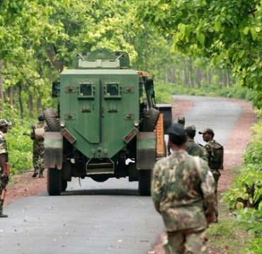 Trudging on Naxal's path with upgraded armour