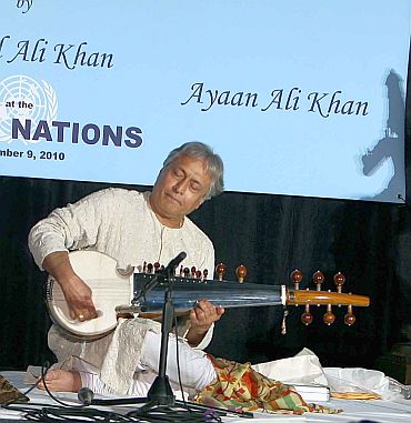 The sarod maestro had created a special composition to mark the occasion