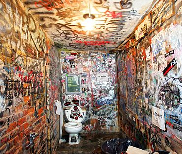 The original Punk Rock haunt flies the flag for filthy rock club loos the world over