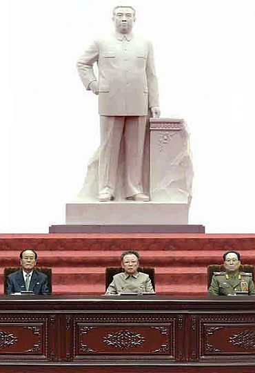 North Korean leader Kim Jong-Il participates in the 12th Supreme People's Assembly
