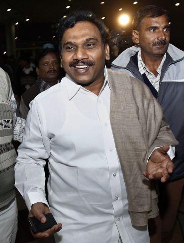 Former Telecom Minister A Raja