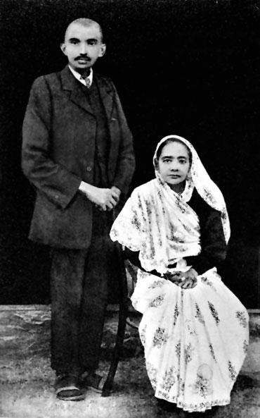 Mohandas and Kasturba Gandhi in South Africa