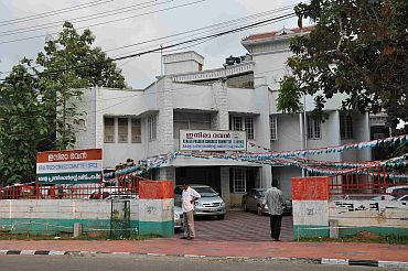 The Kerala Pradesh Congress Committee office in Thiruvananthapuram
