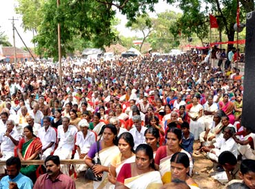 Thousands turn up to listen to the CM