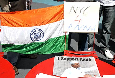 The rally at Times Square received overwhelming response from Indians