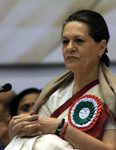 Congress chief Sonia Gandhi