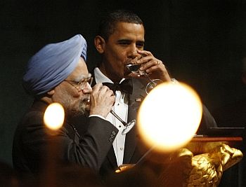 US president Barack Obama and PM Singh in Washington, DC