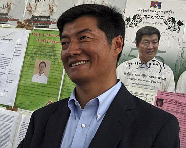 Sangay has been dubbed as the Tibetan Obama
