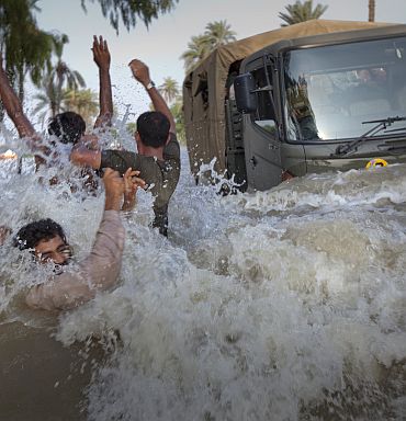 The Pakistani floods of 2010