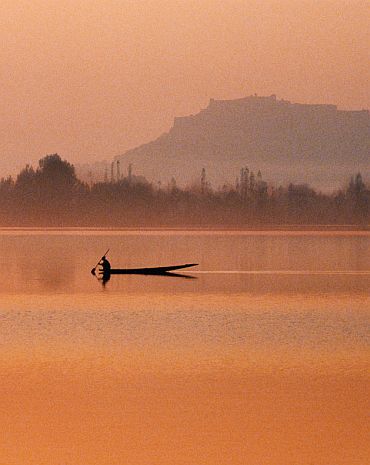 The Dal Lake in Srinagar
