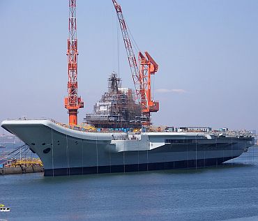 China's first aircraft carrier begins sea trials
