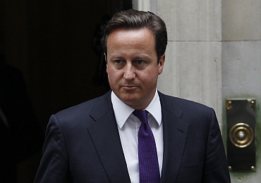 British PM David Cameron paid tribute to UK's riot victims
