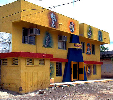 Bachpan, a nursery school, operates within the complex