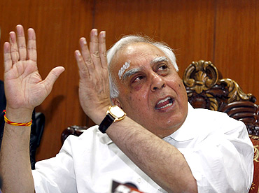 HRD Minister Kapil Sibal