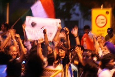 The rambunctious demonstrations at Jantar Mantar