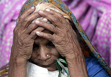 A victim of Bhopal tragedy