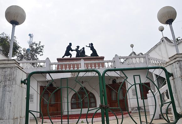 The Nupi Lal memorial in Imphal depicts the women's uprising against the British