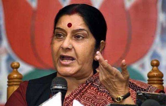 Leader of the Opposition in the Lok Sabha Sushma Swaraj