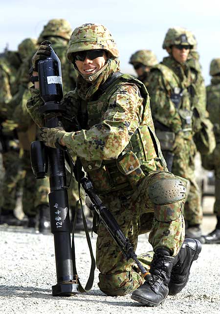 Japanese Ground Self Defense Force is an extension of the national police force