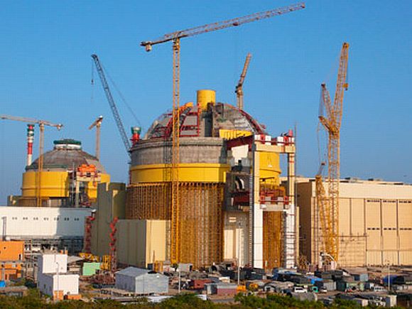 The nuclear reactors at the Koodankulam project in Tamil Nadu