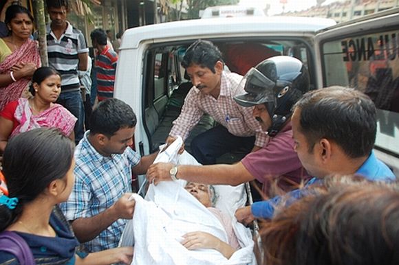 Victims being shifted
