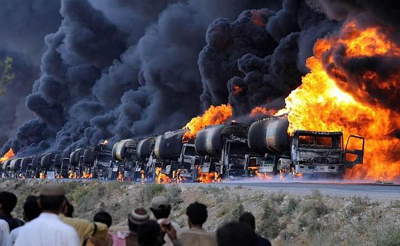 'When they torch oil tankers, it is not our fuel they are torching'