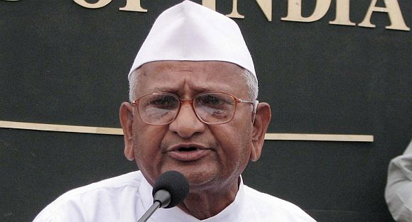 'Anna Hazare is doing politics'
