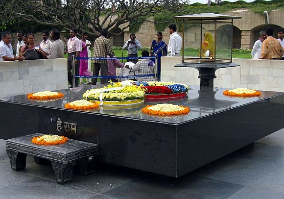 Mahatma Gandhi's memorial at Rajghat