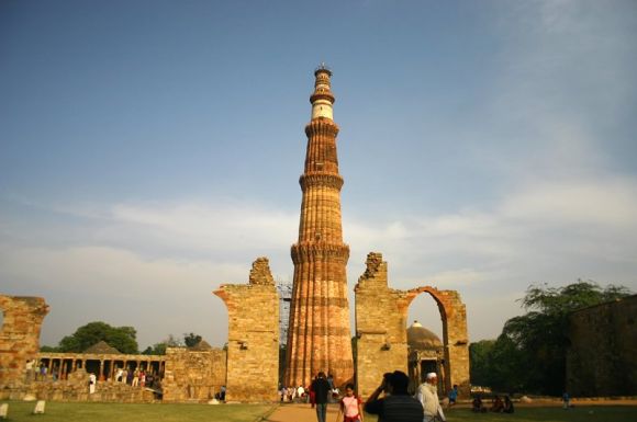 The magnificent Qutub Minar.