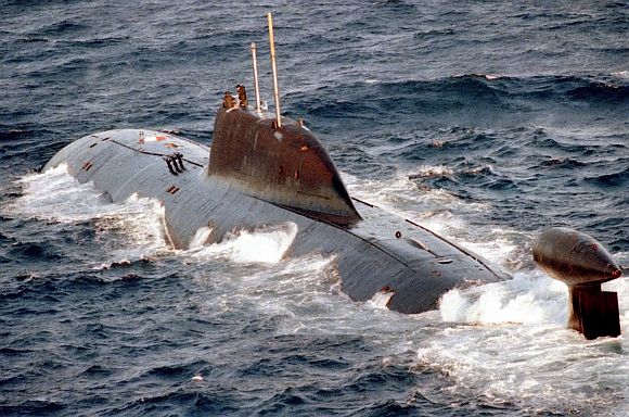 File image of a Russian Akula-II class 'Nerpa' nuclear attack submarine