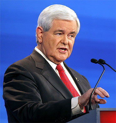 Former US Speaker of the House Newt Gingrich (R-GA)