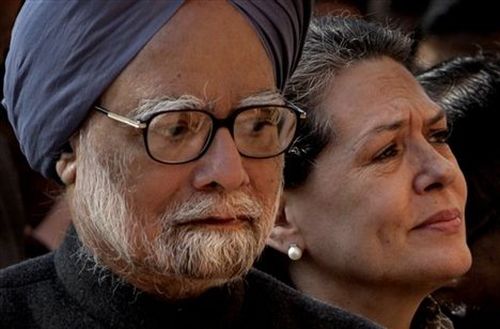 Prime Minister Manmohan Singh and Congress President Sonia Gandhi