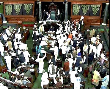 A debate in Parliament
