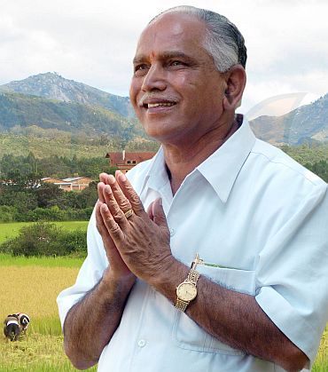 Karnataka Chief Minister B S Yeddyurappa