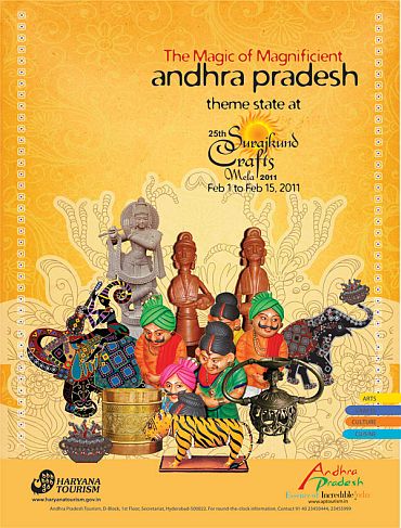 Andhra Pradesh is the theme state of this year's Surajkund Mela